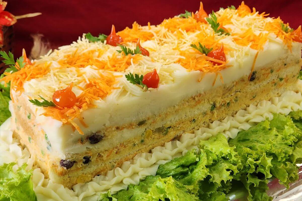 Imagine sua mesa de ceia de natal com essa torta fria deliciosa e fácil de preparar