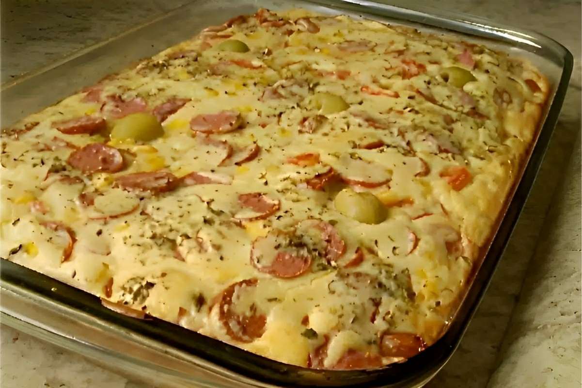 Torta italiana de liquidificador bem recheada e super prática de preparar