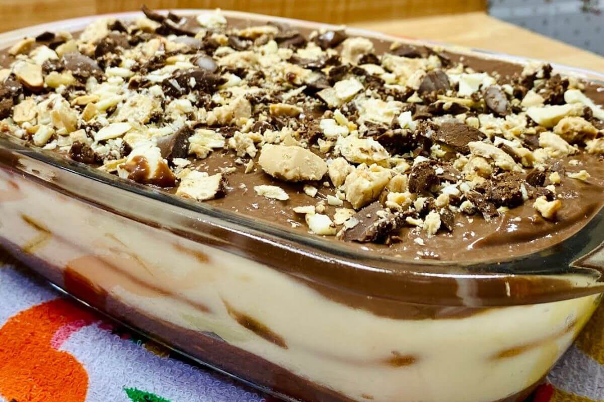 Bombom gigante super cremoso uma sobremesa que é sucesso sempre