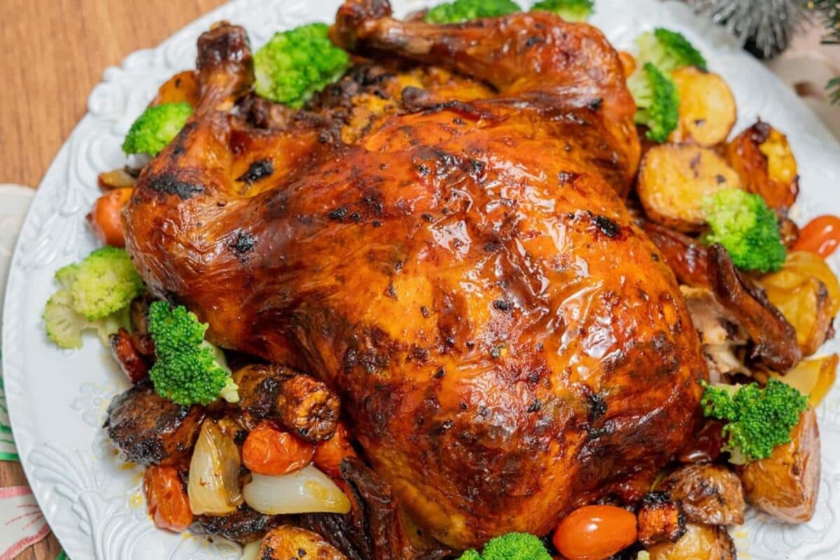 Chester de natal com um tempero delicioso que vai conquistar todos na sua ceia