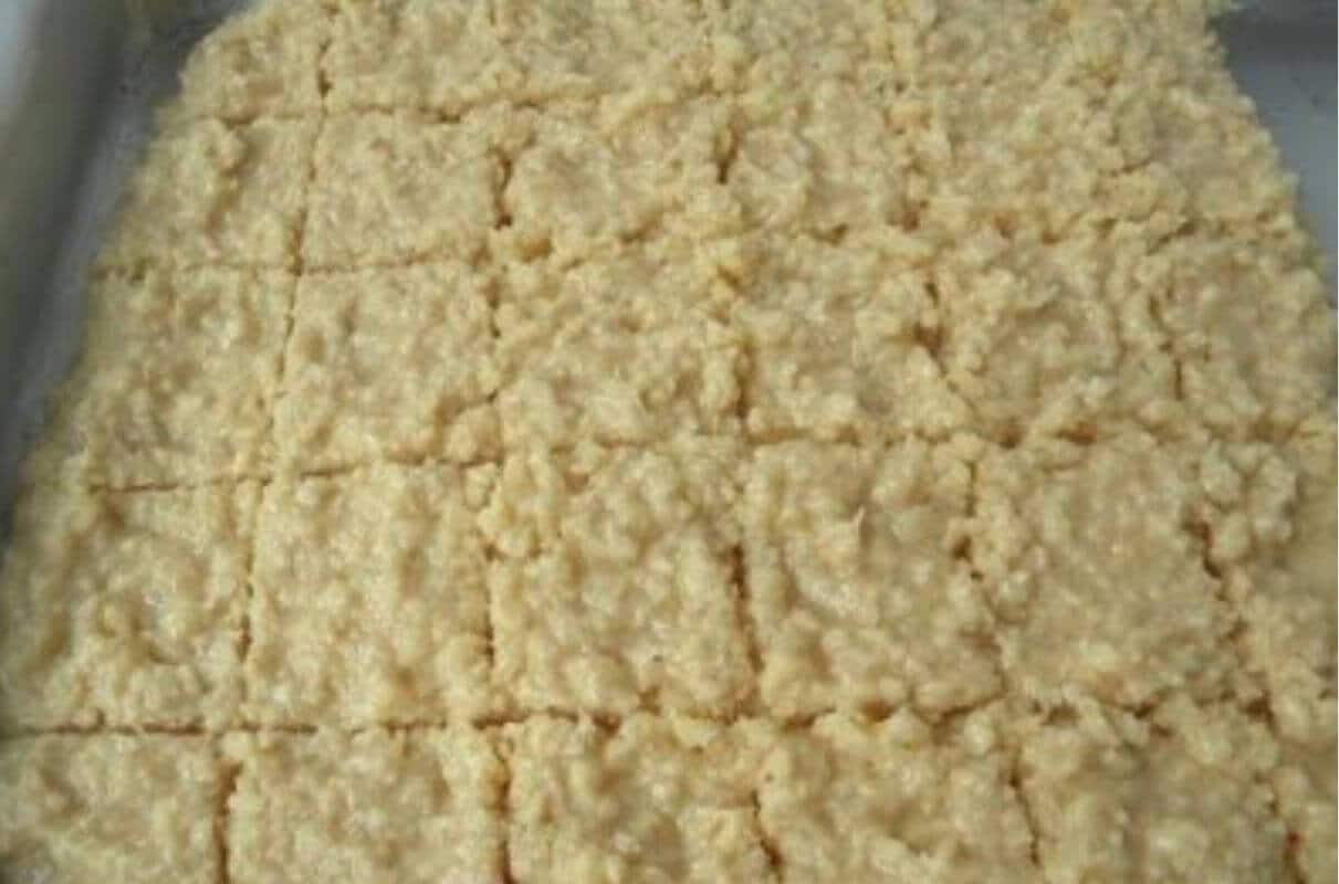 Cocada de corte deliciosa que você precisa só de 3 ingredientes para preparar