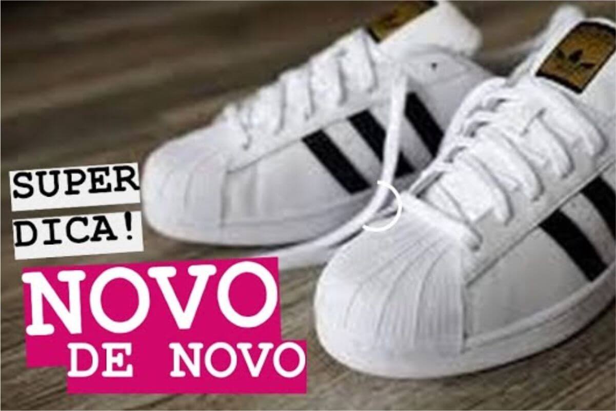 Como lavar tênis branco e tirar toda aquela sujeira encardida e deixar novinho