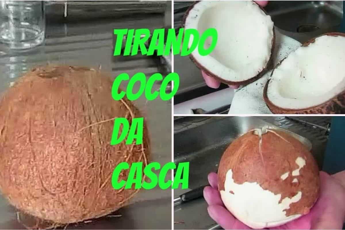 Como tirar coco da casca de um jeito que você nunca imaginou ser tão fácil