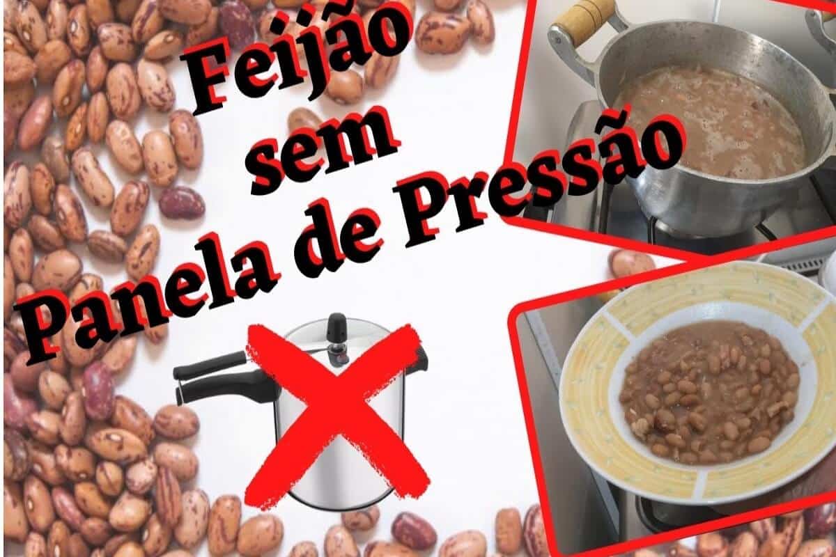 Aprenda como cozinhar feijão sem panela de pressão para seu almoço de ano novo