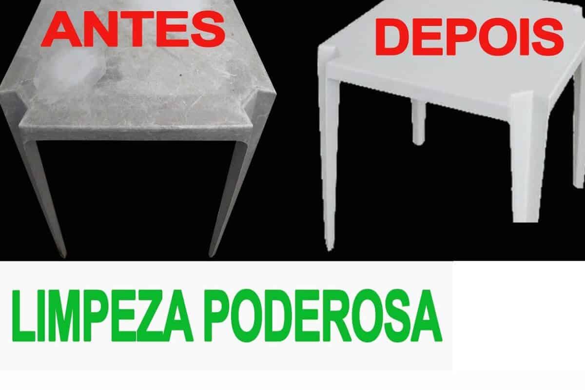 Como limpar móveis de plástico encardidos e manchados para o ano novo