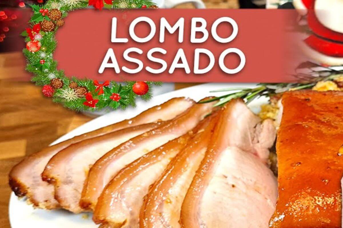 Lombo assado um prato tradicional de natal para você na sua casa nesse fim de ano