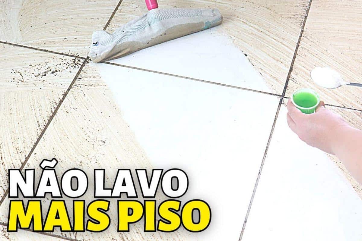 Misturinha caseira que derrete o encardido do piso e vai deixar sua casa brilhando nesse fim de ano