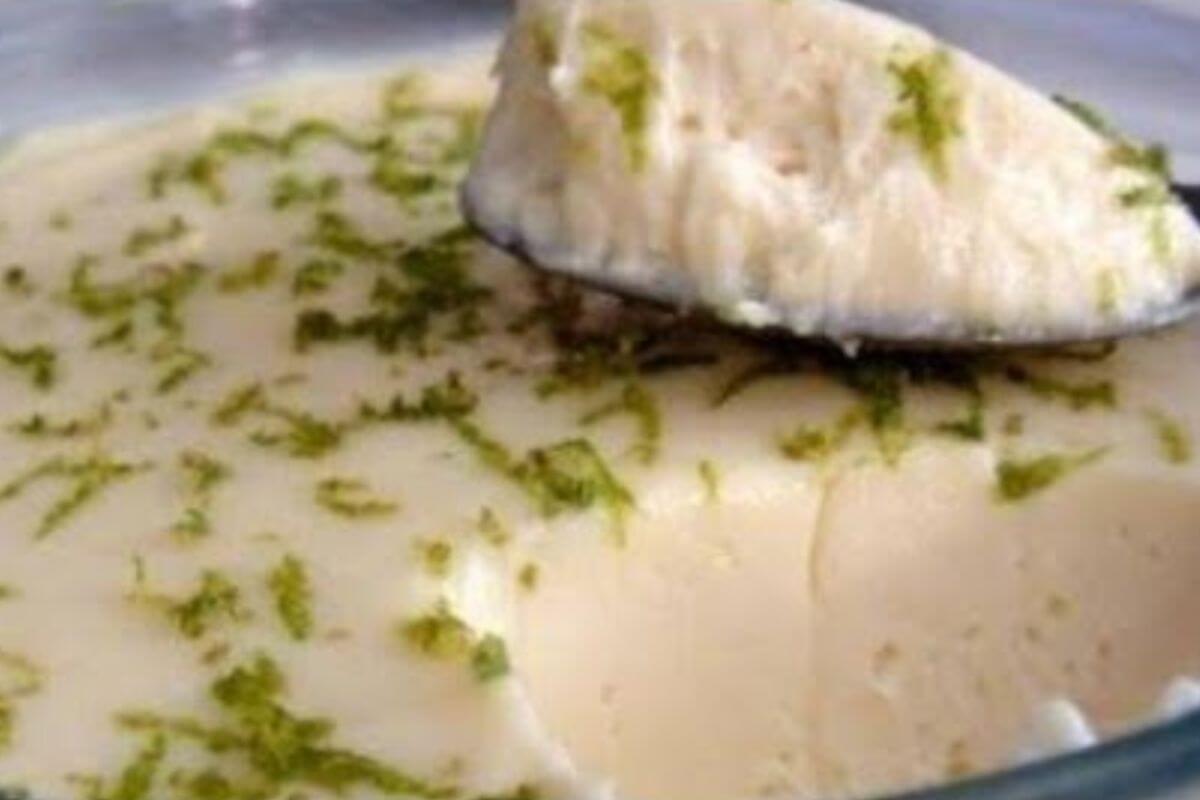 Mousse de limão bem cremoso e refrescante uma ótima sugestão de sobremesa para o ano novo