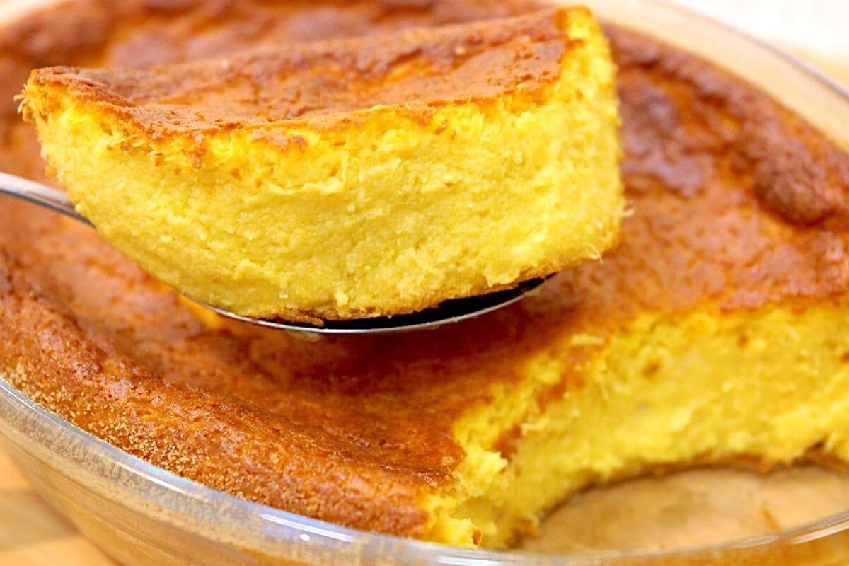 Bolo pamonha de liquidificador delicioso para acompanhar seu cafezinho