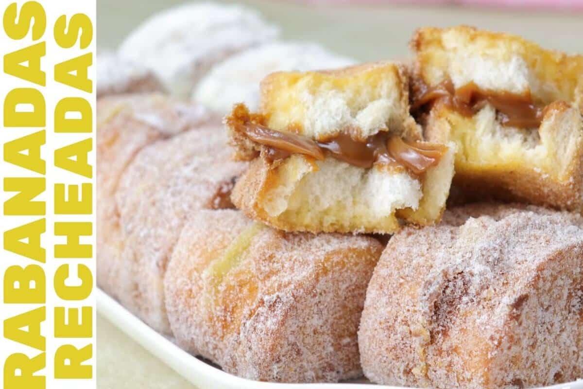Rabanadas recheadas com doce de leite uma receita de natal que todo mundo ama