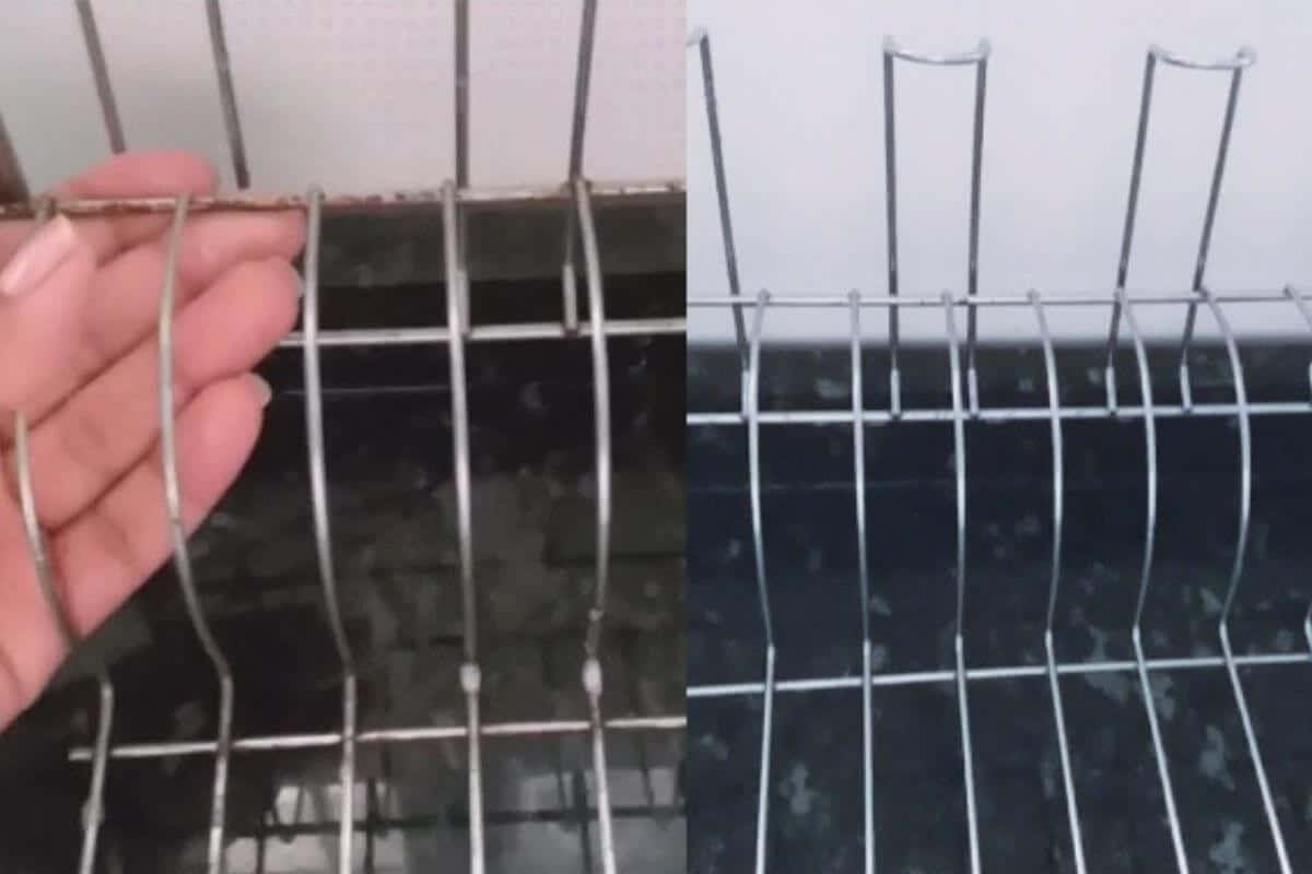 Aprenda como remover ferrugem do escorredor de pratos para deixar sua cozinha brilhando para o ano novo