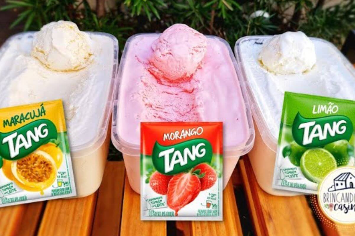 Com esse sorvete caseiro com tang você economiza na hora fazer sobremesa de ano novo