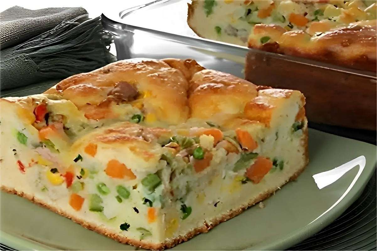 Faça essa torta de atum para servir como lanche para seus convidados de natal