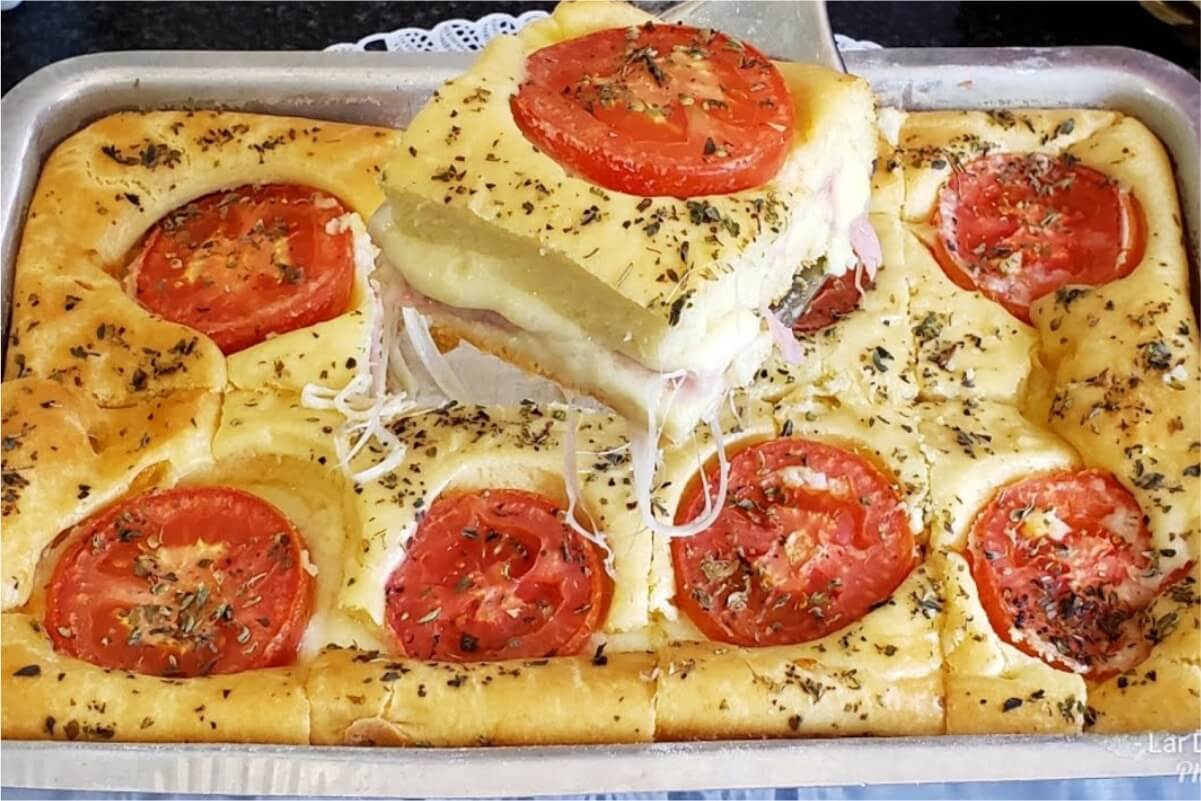 Torta de presunto e queijo para manter a mesa farta e repleta de opções no seu fim de ano