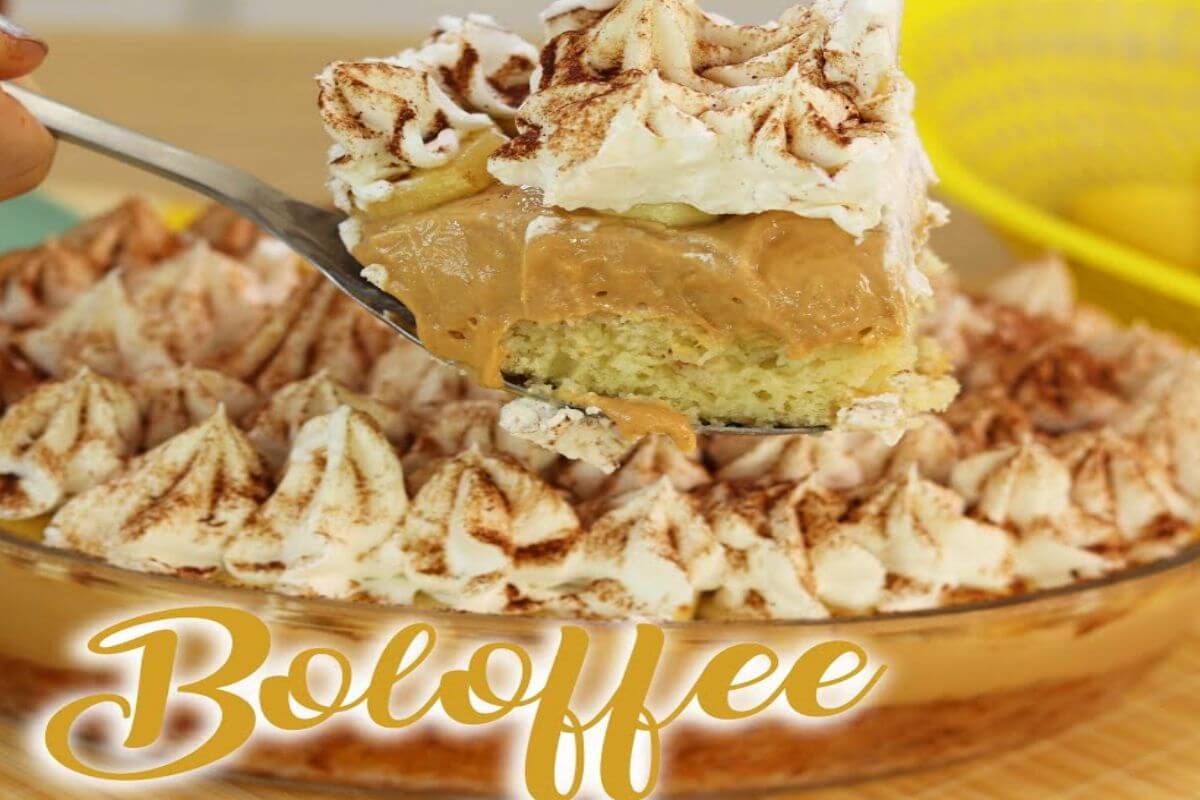 Surpreenda todo mundo preparando esse bolo banoffee delicioso que dá água na boca
