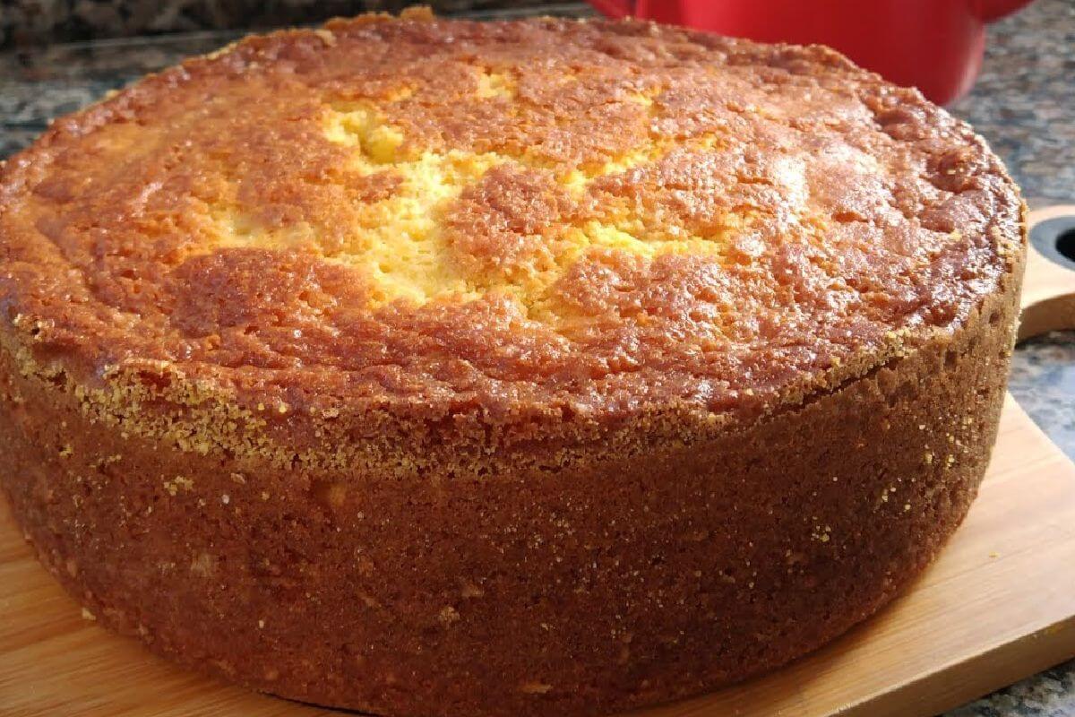 Bolo de milho sem farinha para combinar perfeitamente com seu cafezinho