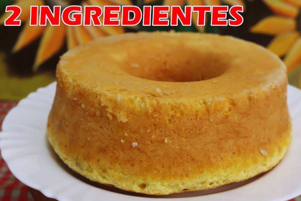 Você nunca imaginou fazer um bolo sem farinha de trigo que vai só 2 ingredientes