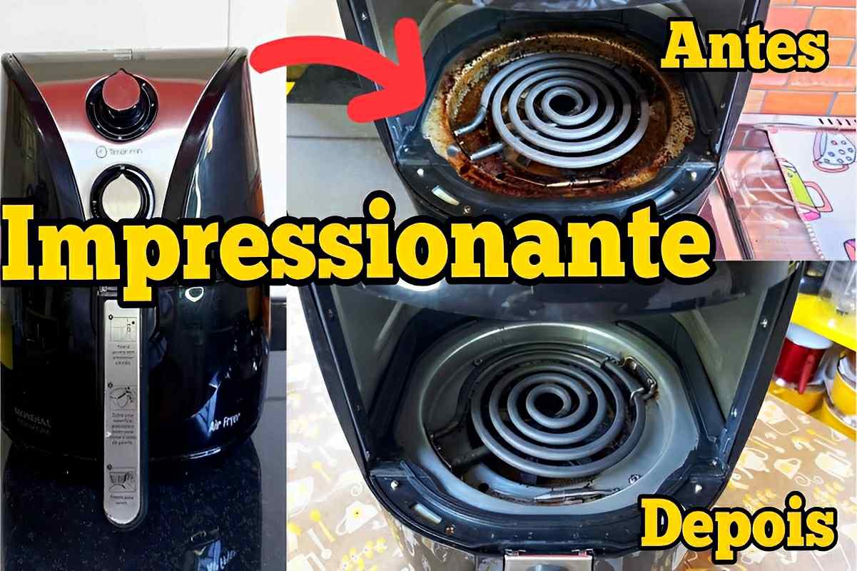 Como limpar air fryer de um jeito que ajuda a conservar por mais tempo sem enferrujar