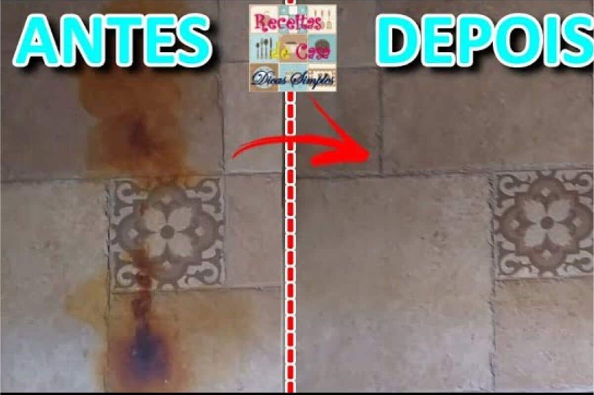 Como tirar mancha de ferrugem do piso deixada pelo butijão de gás