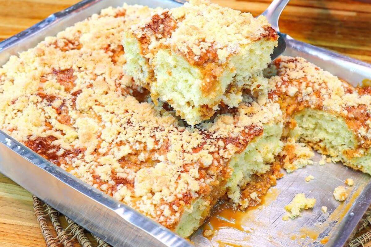 Cuca alemã tradicional da serra gaúcha para você preparar na sua casa no café da tarde