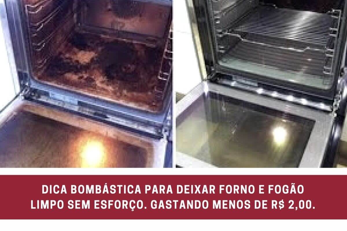 Veja como limpar forno sujo de gordura e manchas de queimado