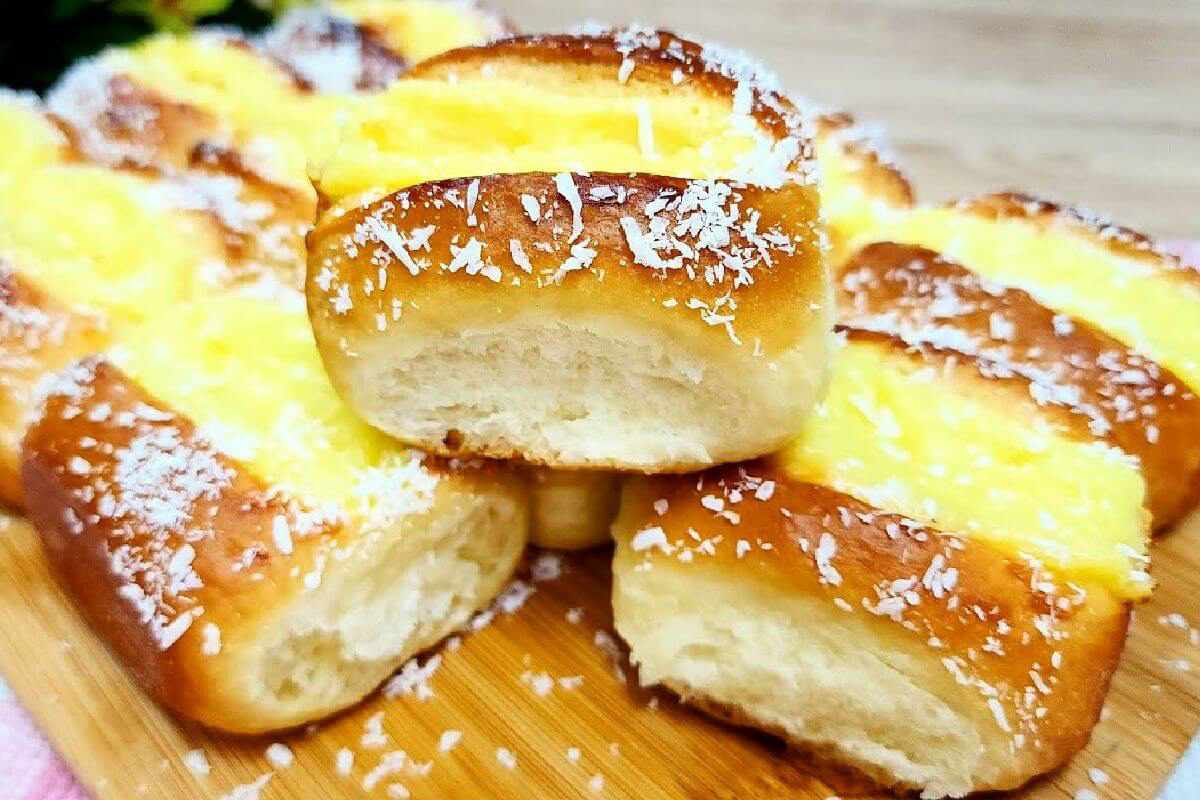Pãozinho de creme perfeito bem fofinho e delicioso para deixar seu lanche maravilhoso