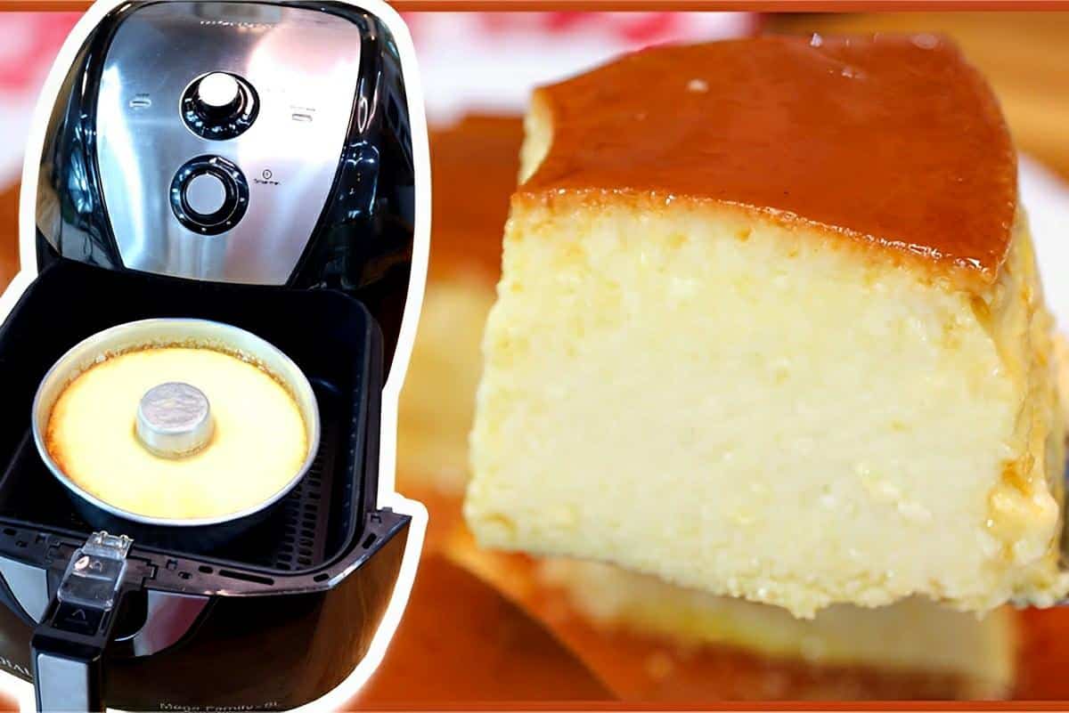 Sim é possível fazer pudim na air fryer e fica uma maravilha de sobremesa