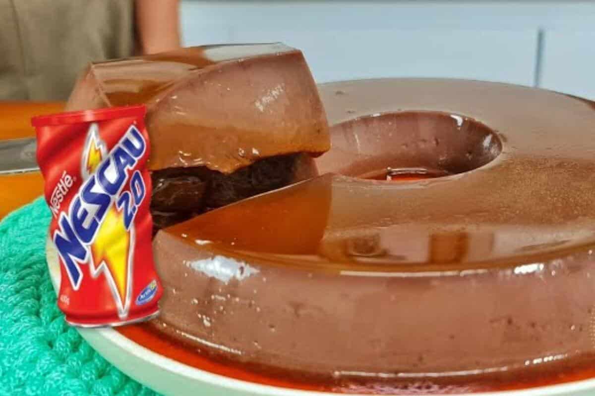 Pudim de nescau muito cremoso sem precisar comprar ingrediente caro no mercado
