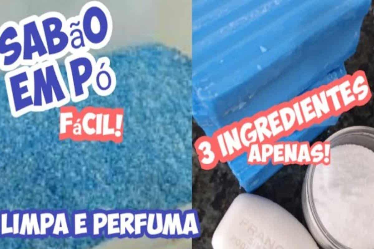 Sabão em pó caseiro que vai te fazer economizar dinheiro na compra do mercado