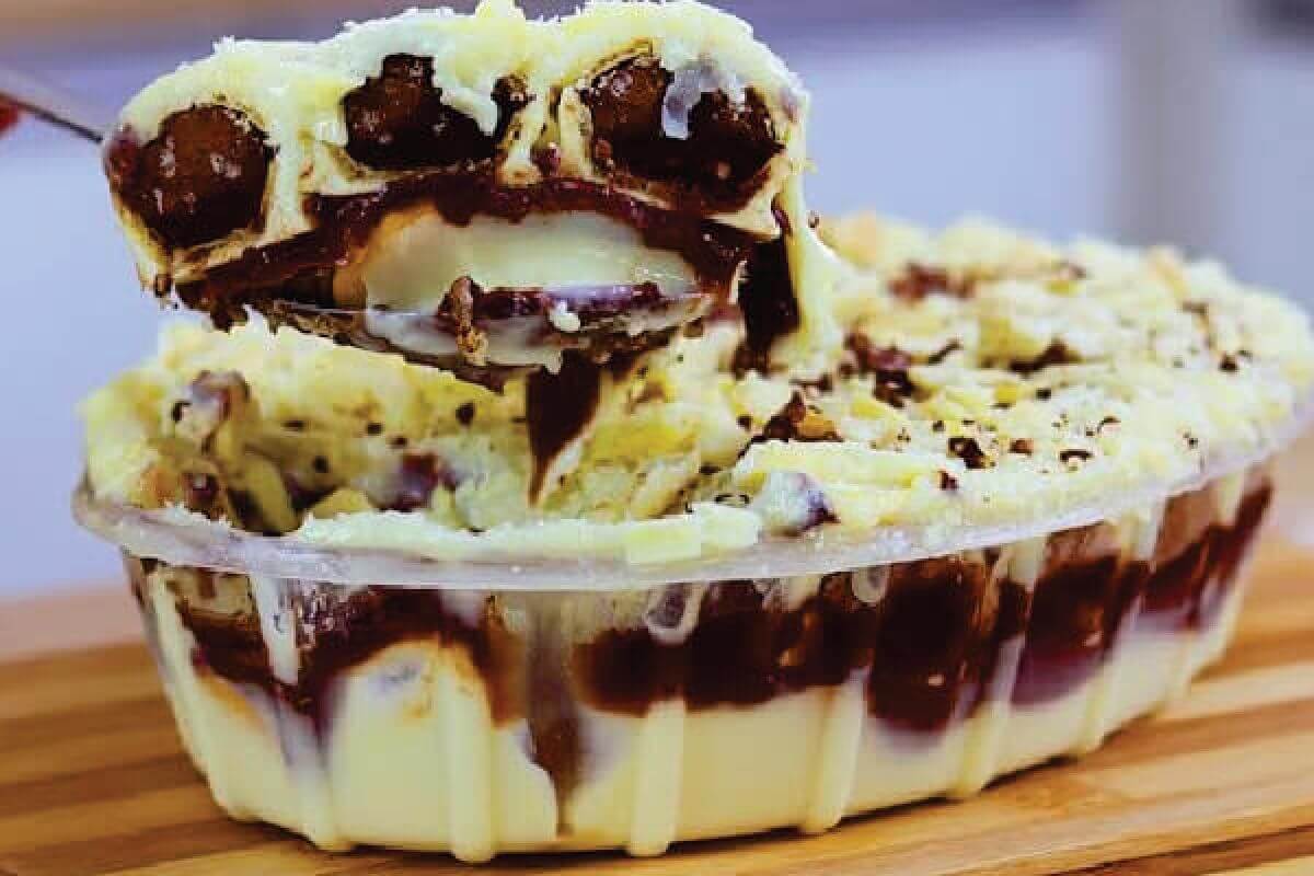 Se dá água na boca só de olhar a foto imagina quando você experimentar sobremesa de ouro branco fica gostosa
