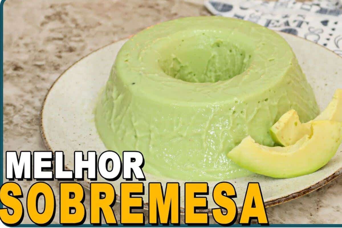 Até quem não gosta dessa fruta fica apaixonado por essa sobremesa de abacate super cremosa