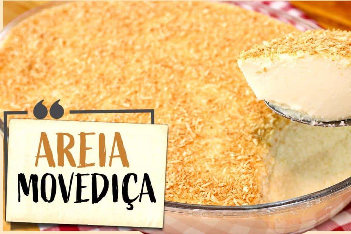Sobremesa areia movediça para você inovar no seu almoço de família
