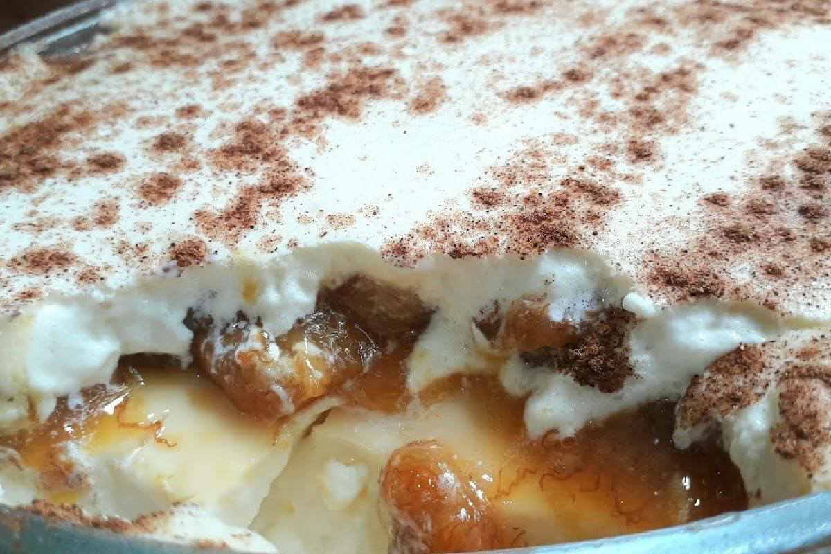 Sobremesa de banana muito cremosa que você não gasta quase nada para fazer