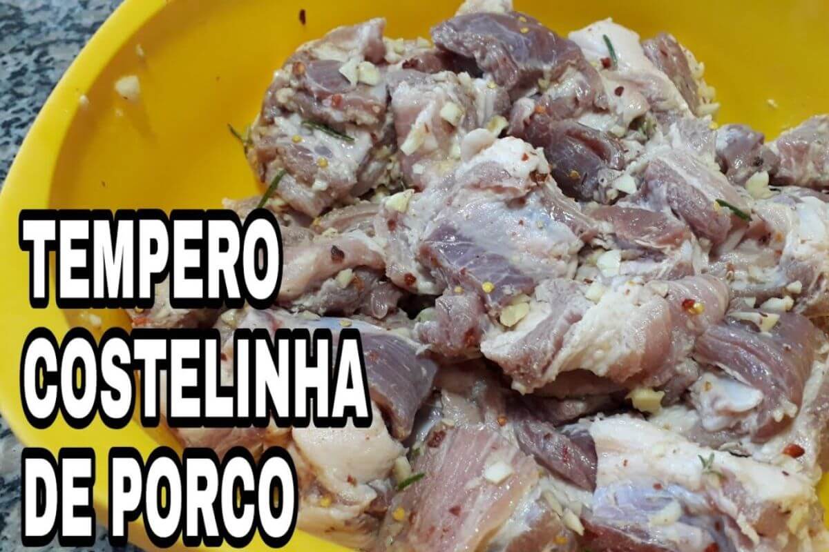 Tempero para costelinha de porco ficar muito mais saborosa