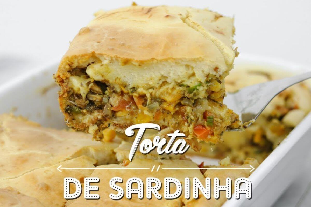 O aroma delicioso dessa torta de sardinha vai tomar conta da sua casa inteira
