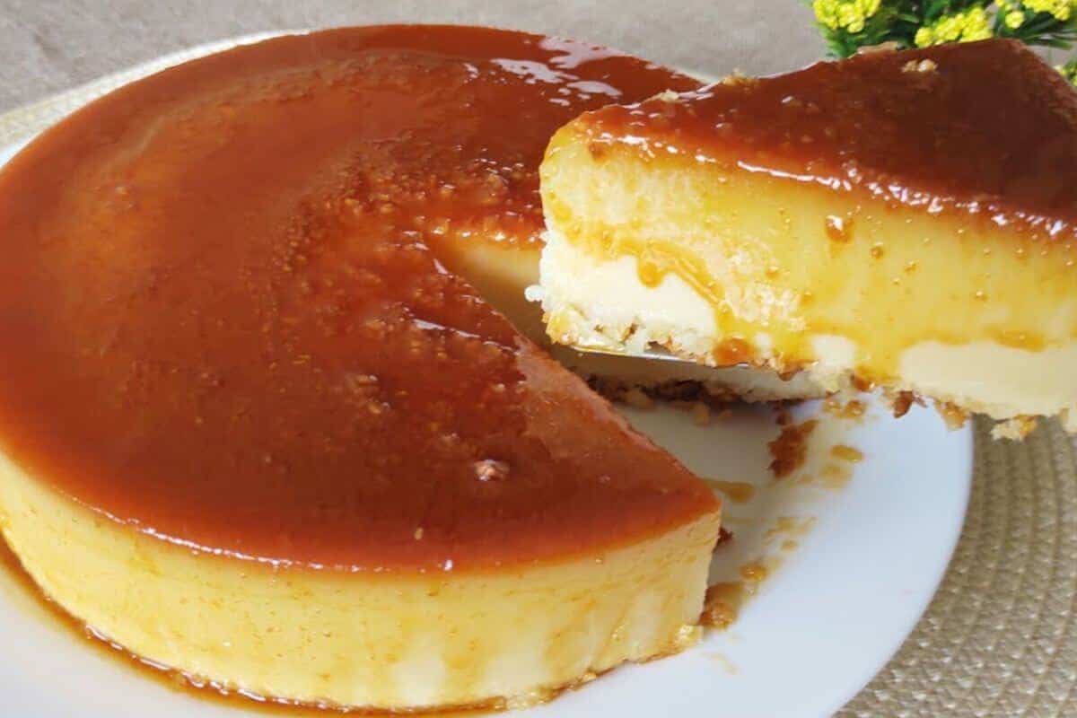 Novidade na sua cozinha: torta suiça cremosa que fica melhor que pudim