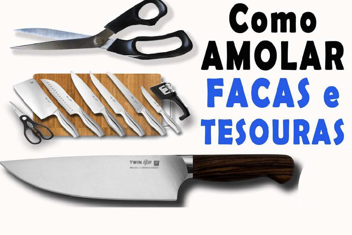 Como amolar facas do jeito caseiro mais fácil e eficiente que existe