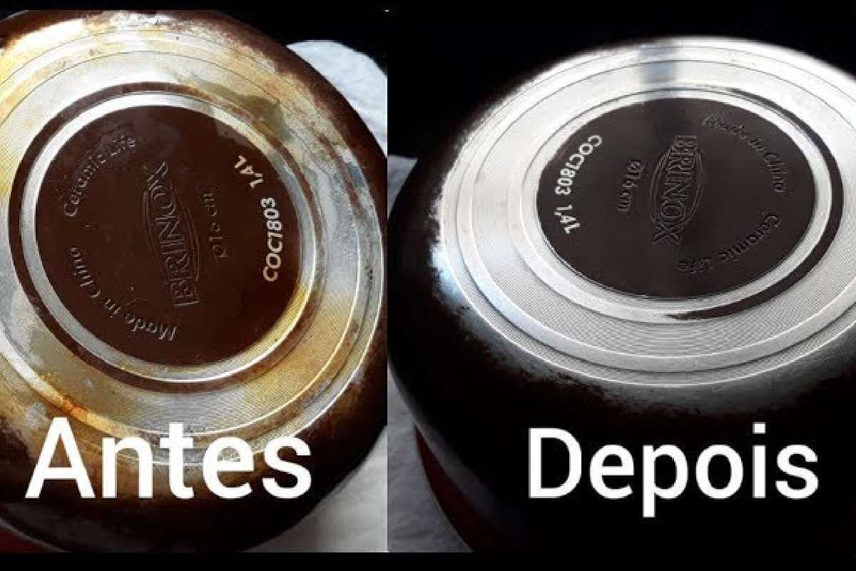 Como limpar panela queimada e engordurada sem fazer esforço