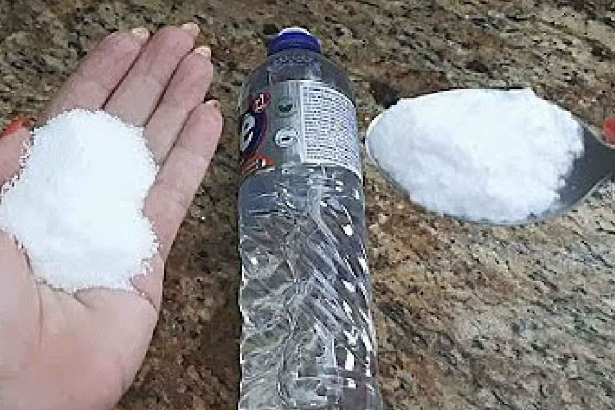 Depois que comecei a misturar açúcar e sal no detergente gasto bem menos no mercado