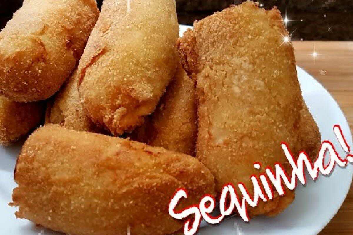 Banana empanada mais sequinha e crocante que essa nem em restaurante tem