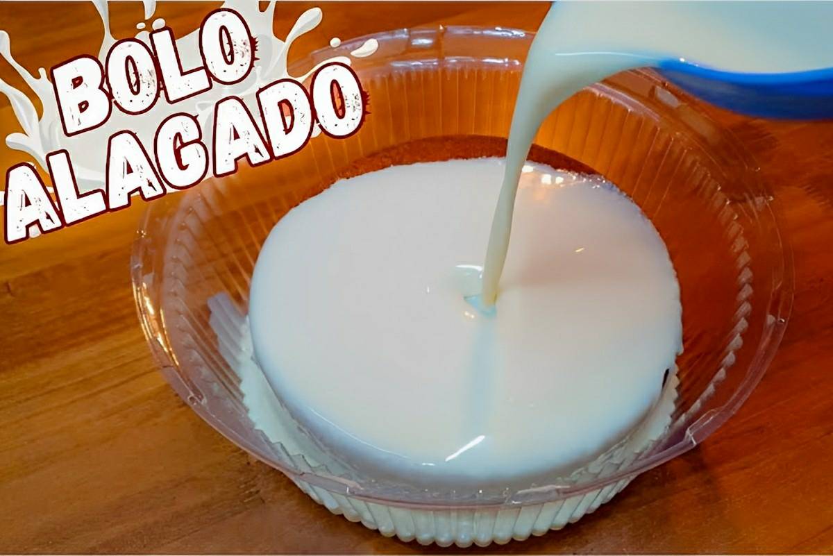 Bolo alagado a receita que está fazendo o maior sucesso na internet