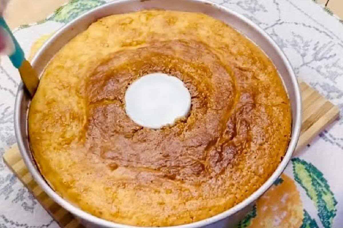Bolo sem farinha de trigo que fica com uma textura incrível