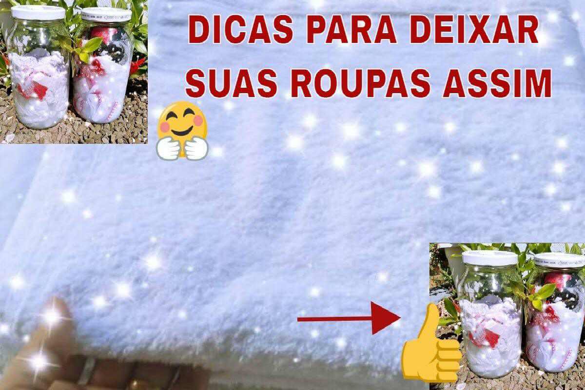 Dica para branquear roupas sem precisar ficar esfregando no tanque