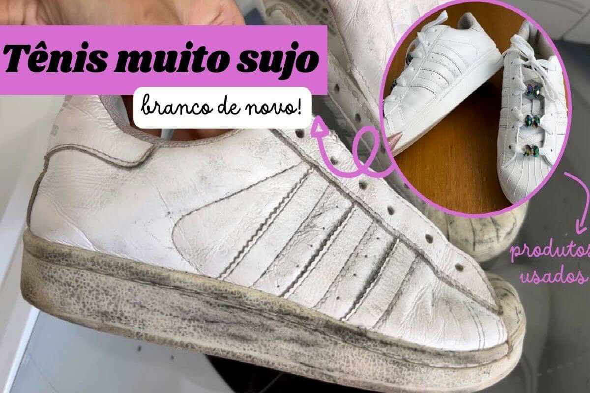 Como desencardir tênis branco com uma misturinha mágica e infalível
