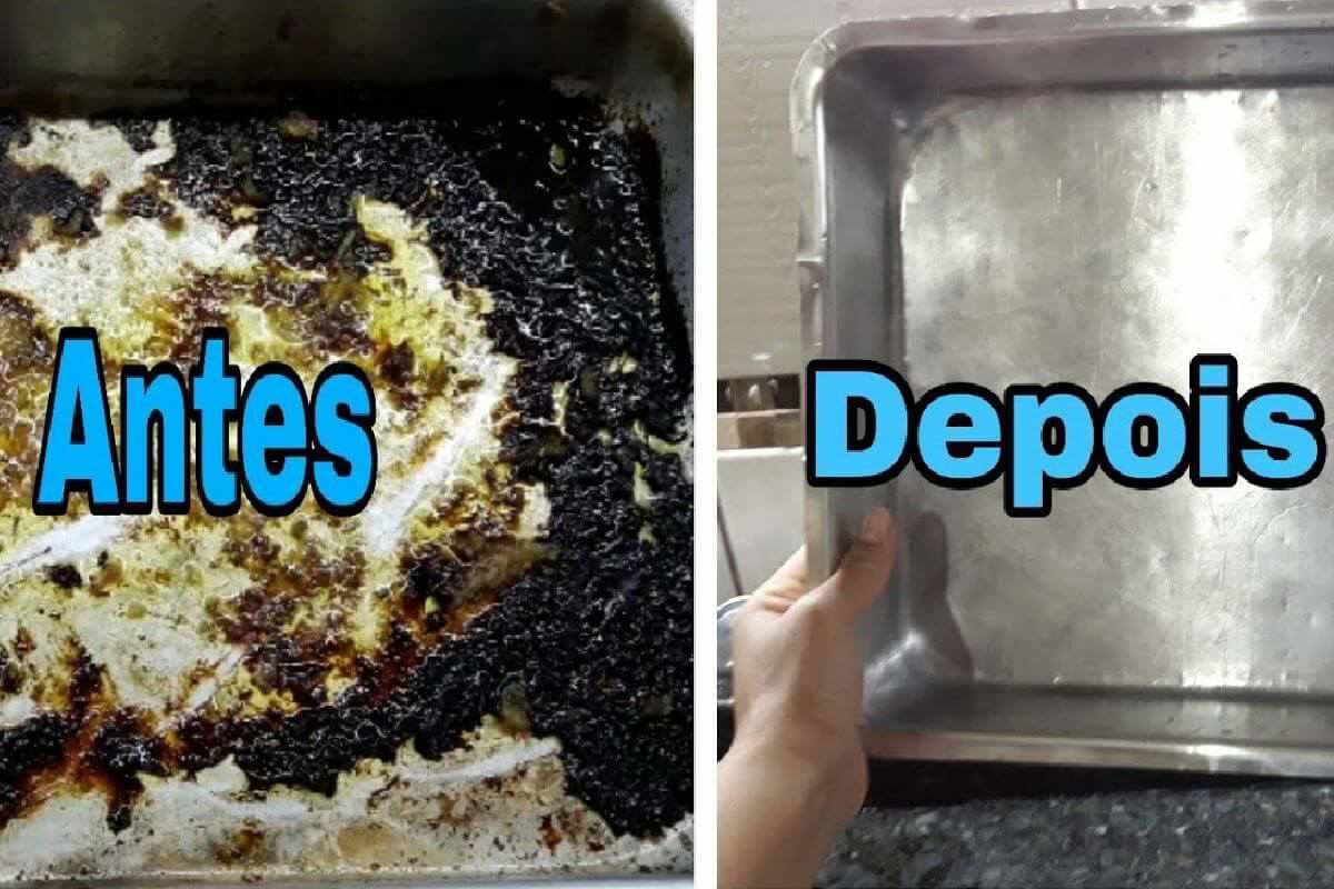 Como limpar forma queimada de gordura na hora de lavar a louça do domingo