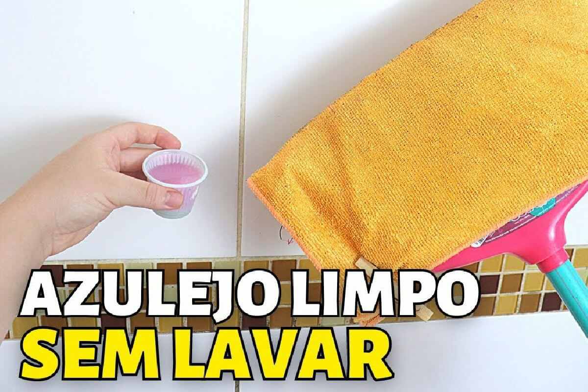 Limpar azulejo encardido e engordurado nunca foi tão fácil com essa misturinha