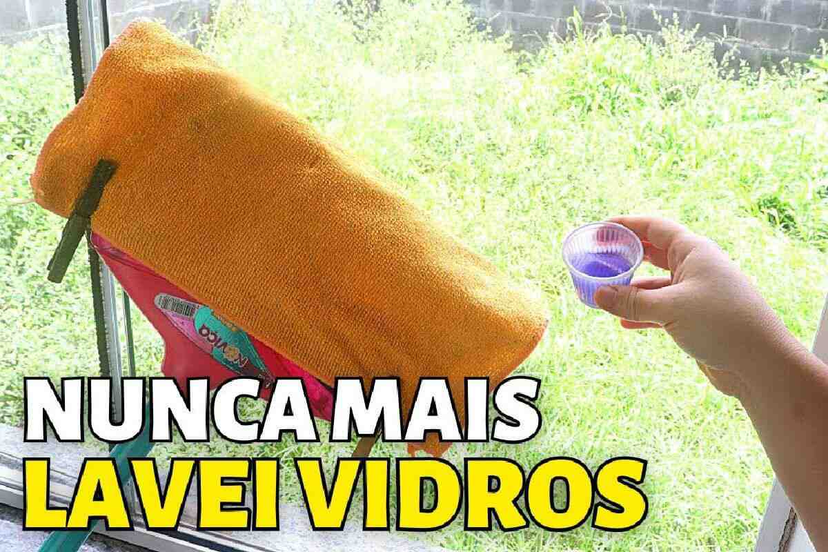 Misturinha caseira para limpar vidros muito eficiente e que tira todas as manchas