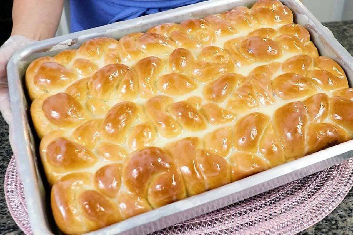 Essa receita de pão caseirinho de leite ninho é uma maravilha