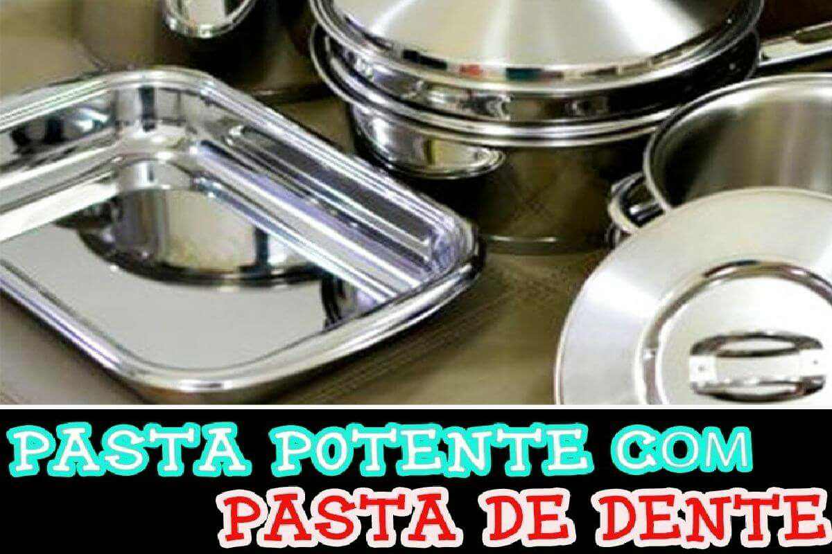 Pasta polidora com um ingrediente secreto que vai deixar suas panelas parecendo espelho