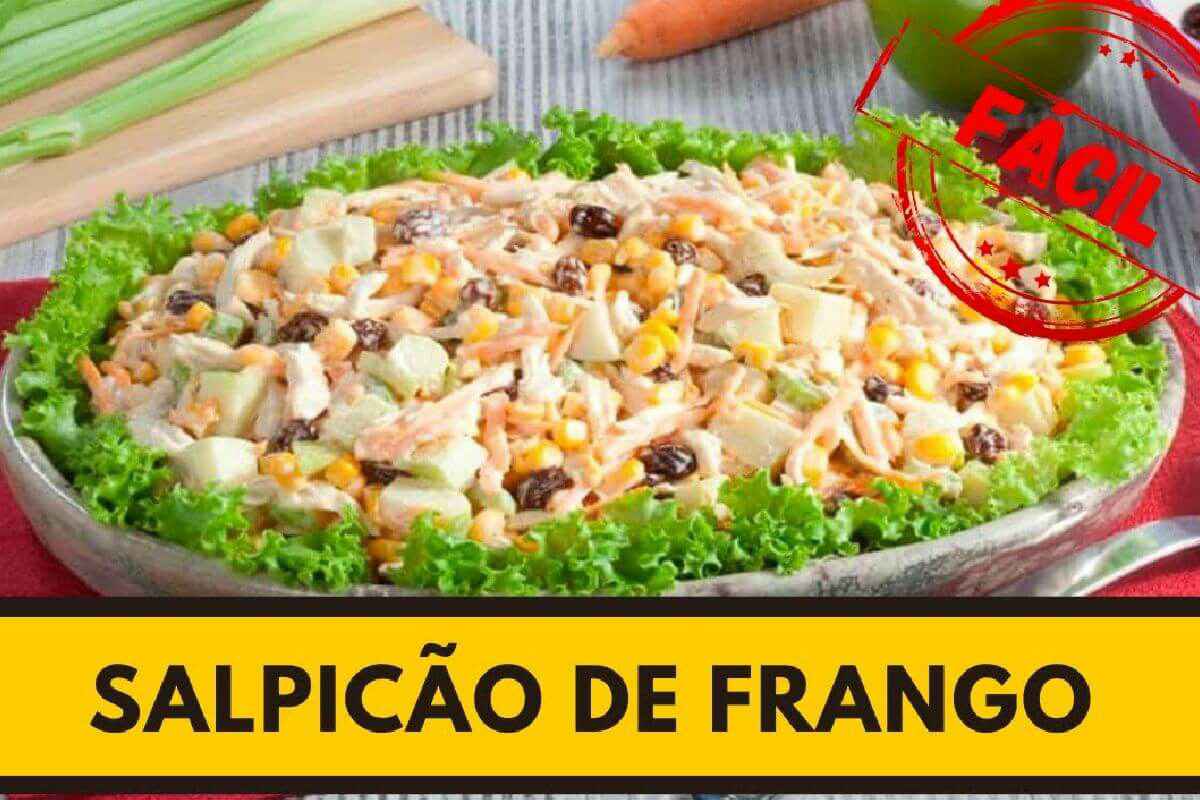 Salpicão de frango especial e perfeito para acompanhar seu churrasco do fim de semana